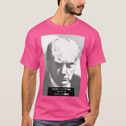 ドナルド・トランプ・ムグショット Tシャツ (正面)