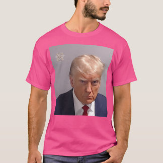 ドナルド・トランプ・ムグショット Tシャツ