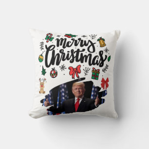 ドナルド・トランプ・メリークリスマス クッション