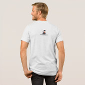 ドナルド・トランプ・メンズ トライブレンドTシャツ (フル背面)