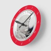 ドナルド·トランプ ラウンド壁時計 (傾斜)