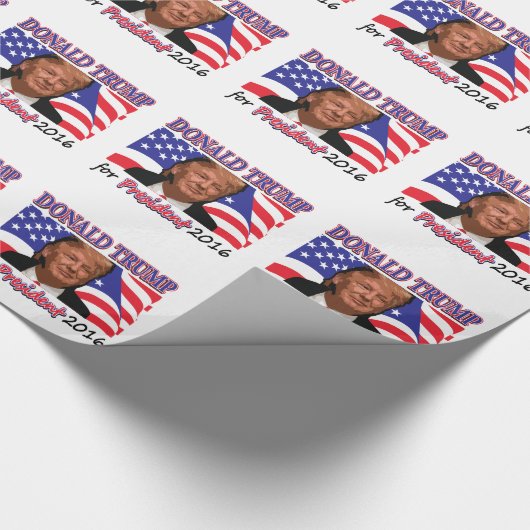 ドナルド・トランプ ラッピングペーパー (角)