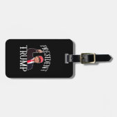 ドナルド・トランプ・レッドハット大統領が勝利 ラゲッジタグ (正面横)