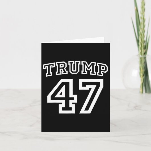 ドナルド・トランプ・ヴァンス2024年選挙47人目の大統領私 カード (正面)