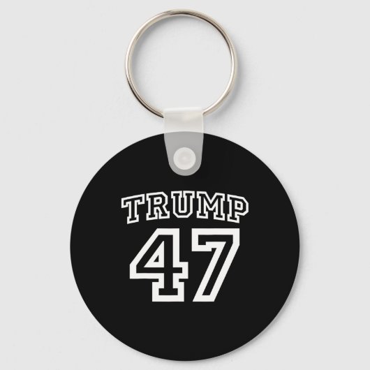 ドナルド・トランプ・ヴァンス2024年選挙47人目の大統領私 キーホルダー (正面)
