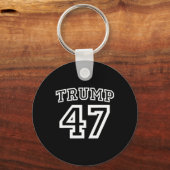 ドナルド・トランプ・ヴァンス2024年選挙47人目の大統領私 キーホルダー (正面)