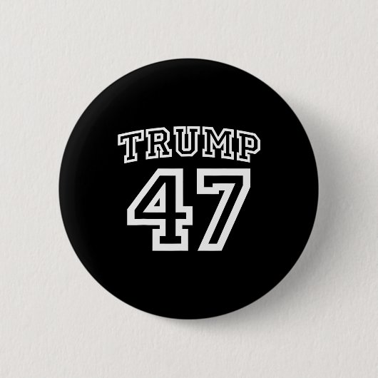 ドナルド・トランプ・ヴァンス2024年選挙47人目の大統領私 缶バッジ (正面)