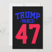 ドナルド・トランプ ヴァンス 2024 招待状 (正面)