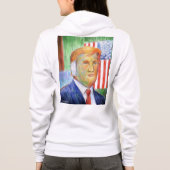 ドナルド・トランプ・ヴァン・ゴッホ パーカ (裏面)