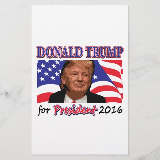 ドナルド・トランプ 便箋 (正面)