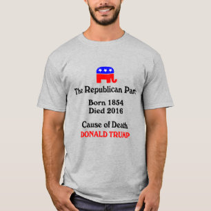 ドナルド・トランプ:共和党パーティーの死因T-Sh Tシャツ