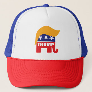 ドナルド・トランプ 共和党 ゾウ ヘアロゴ キャップ
