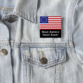 ドナルド・トランプ – 再びアメリカを素晴らし作ろう！ 缶バッジ (インサイチュ)