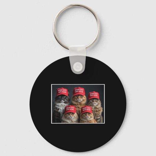 ドナルド・トランプ、再びRed Hat 2024 Deb キーホルダー (正面)