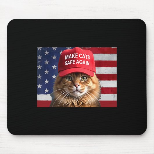 ドナルド・トランプ、再びRed Hat 2024 Deb マウスパッド (正面)