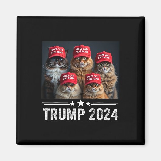 ドナルド・トランプ、再びRed Hat 2024 Deb マグネット (正面)