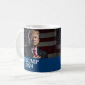 ドナルド・トランプ 写真 コーヒーマグカップ (正面左)