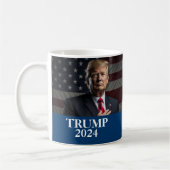 ドナルド・トランプ 写真 コーヒーマグカップ (左)