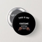 ドナルド トランプ 刑務所 ハロウィン コスチューム 缶バッジ (正面&裏面)