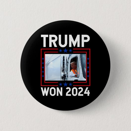 ドナルド トランプ 勝利 2024 年 大統領選挙 就任式 トランプ 缶バッジ (正面)