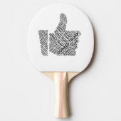 ドナルド・トランプ 卓球ラケット (正面)