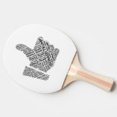 ドナルド・トランプ 卓球ラケット (横)