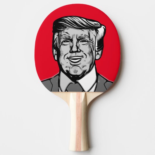 ドナルド・トランプ 卓球ラケット (正面)
