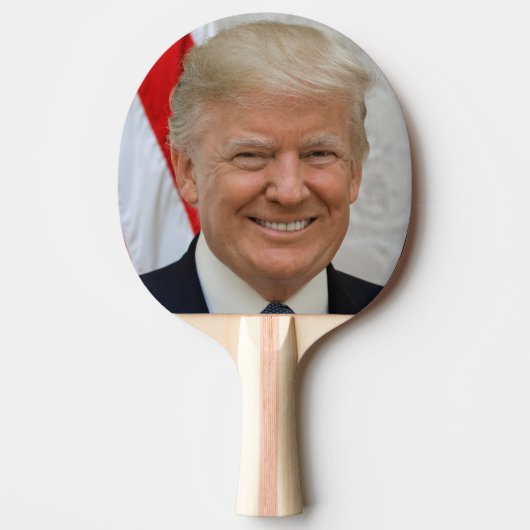 ドナルド・トランプ 卓球ラケット (正面)