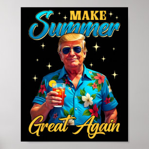 ドナルド・トランプ 夏をもう一度すばらしいものに 夏 ポスター