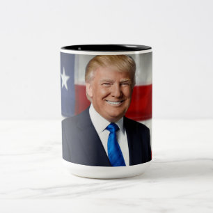 ドナルド·トランプ:「大きい」サイズのマグ! ツートーンマグカップ