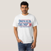 ドナルド・トランプ」大統領のための16 Tシャツ (正面フル)