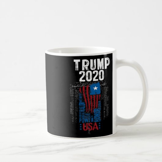 ドナルド トランプ 大統領選挙 共和党 支持 コーヒーマグカップ (右)