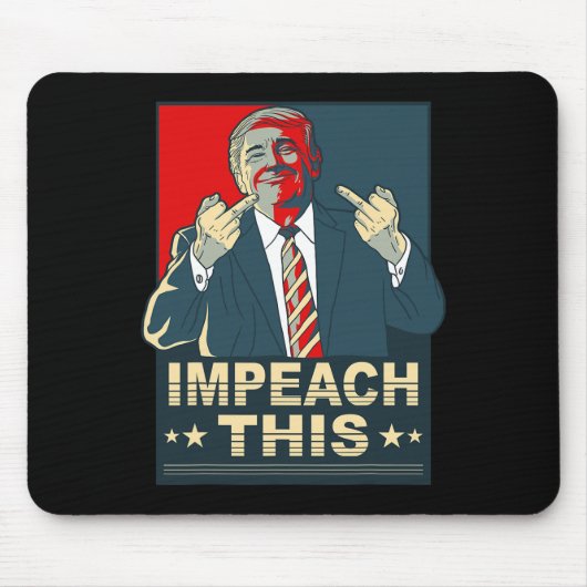 ドナルド+トランプ+大統領+支持+弾劾+この+投票+共和党員 マウスパッド (正面)