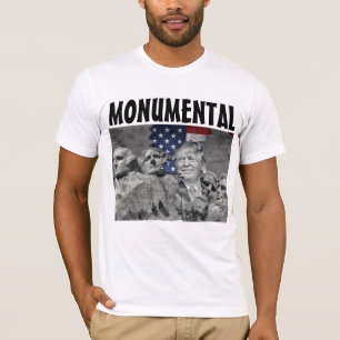 ドナルド・トランプ・山・ラッシュモアTシャツ Tシャツ