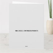 ドナルド・トランプ 彼らは私がロールする 挨拶カード カード (裏面)