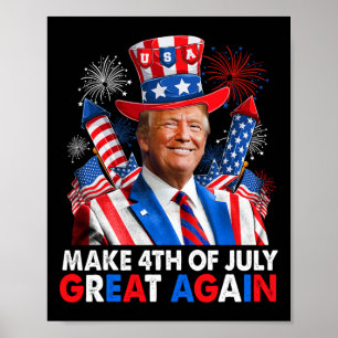 ドナルド トランプ 愛国 フェアワークで7月4日を祝おう ポスター