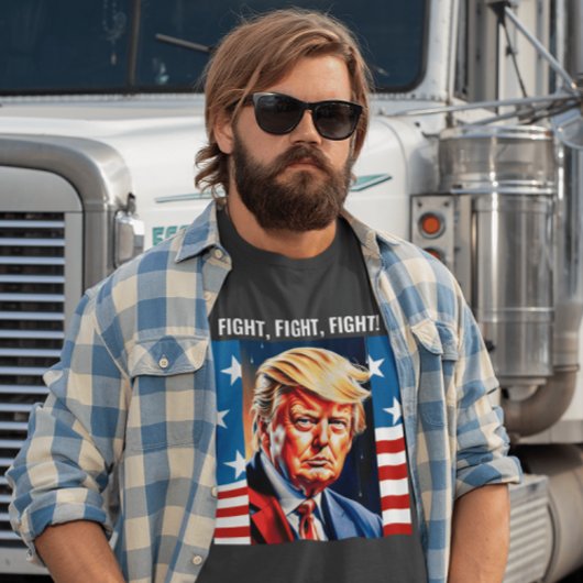 ドナルド・トランプ、戦い、戦い、2024 Tシャツ