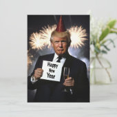 ドナルド・トランプ、新年のお祝いを豪華に 招待状 (スタンド正面)