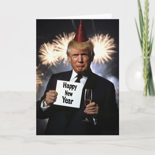 ドナルド・トランプ、新年を豪華に祝う 招待状 (正面)