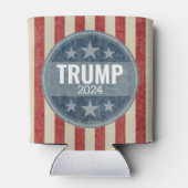 ドナルド・トランプ – 日付を2024に変更できる 缶クーラー (裏面)