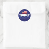 ドナルド トランプ 最強大統領 ステッカー (バッグ)