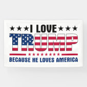 ドナルド・トランプ 横断幕 (横)