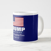 ドナルド トランプ 歴代最高大統領  ジャンボコーヒーマグカップ (正面右)