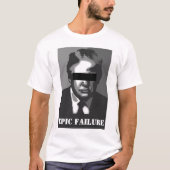 ドナルド・トランプ 歴史的大失敗 Tシャツ (正面)