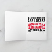 ドナルド・トランプ　母の日のグリーティングカード カード (内部)