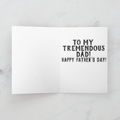 ドナルド・トランプ 父の日 素晴らしいお父さん カード (内部)