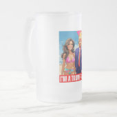 ドナルド・トランプ – 私はトランプの女の子 フロストグラスビールジョッキ (正面左)