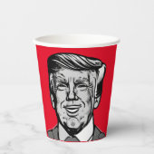ドナルド・トランプ 紙コップ (正面)