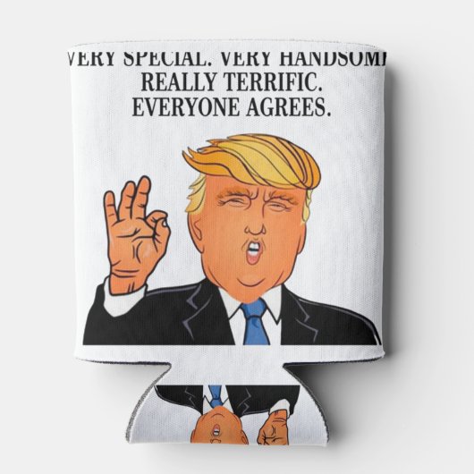 ドナルド・トランプ – 素晴らしいパパの父の日の誕生日 缶クーラー (裏面)