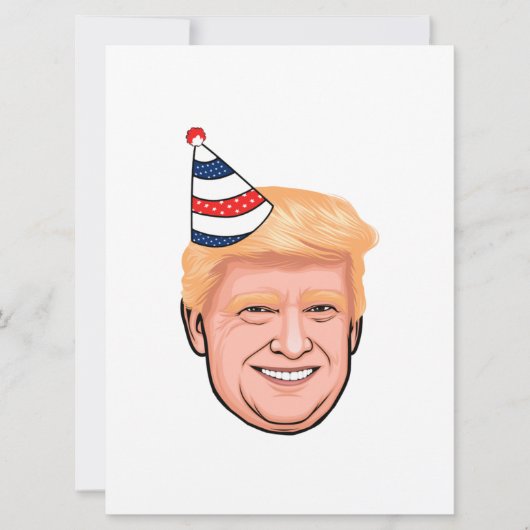ドナルド・トランプ 誕生日 カード (正面)